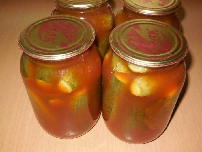 ᐉ огурцы с томатным соусом и аджикой - ruogorod.ru