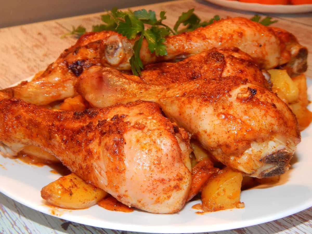 Куриные голени в духовке с корочкой рецепт с фото пошагово в духовке