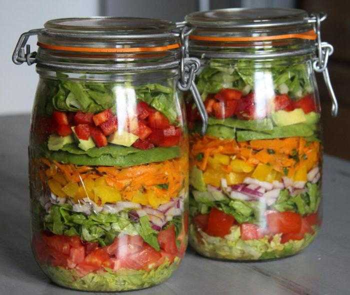 Сочетание овощей, фруктов в салате: правила, таблица