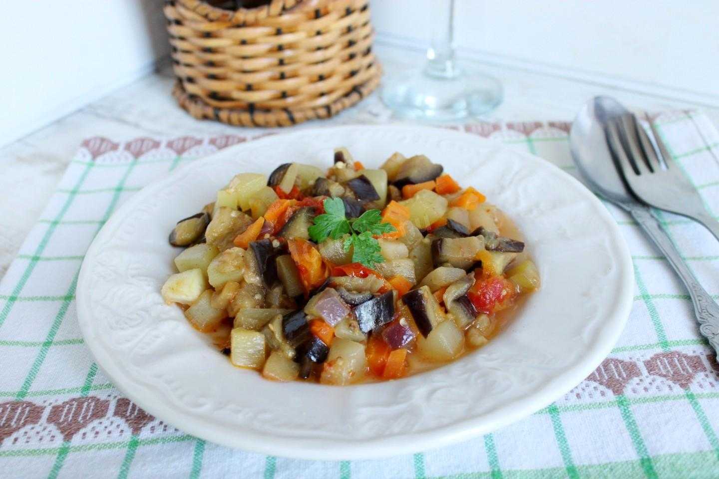Овощи на сковороде-гриль - 4 пошаговых фото в рецепте