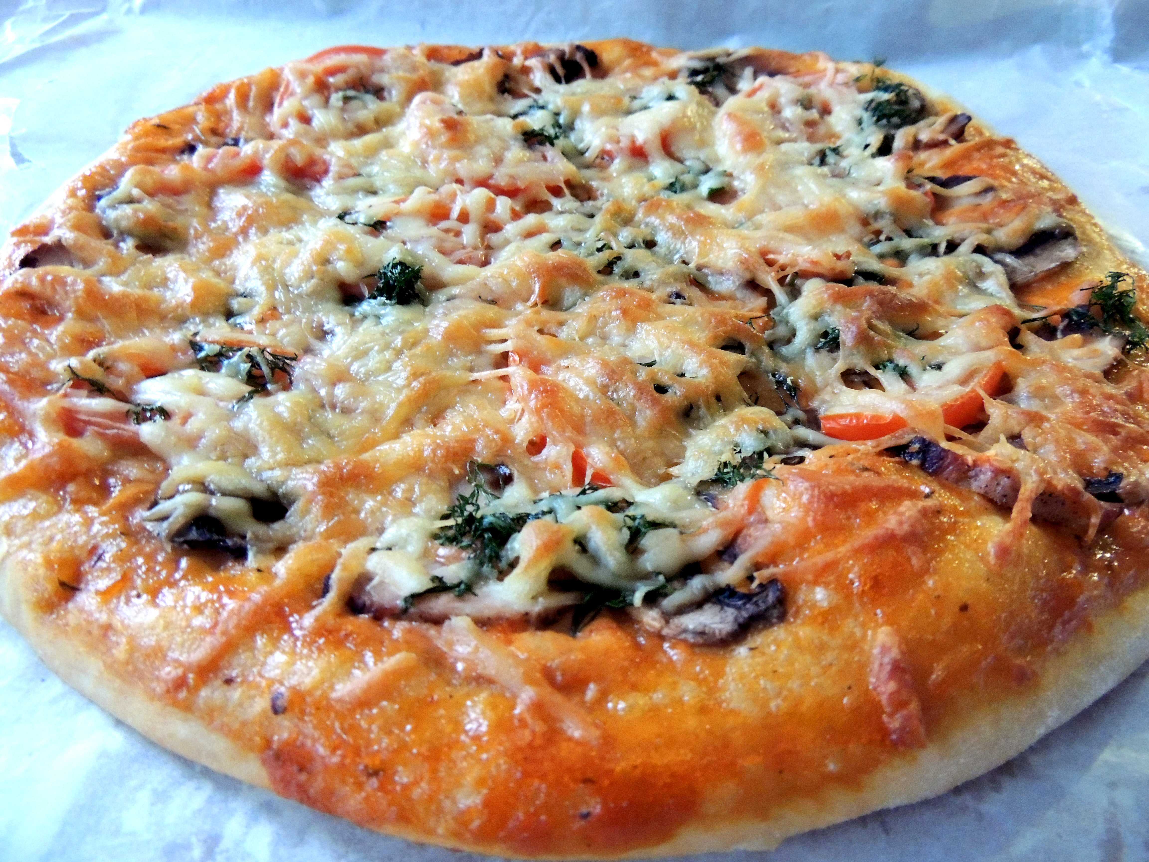 тонкое тесто для пиццы как в пиццерии за 10 минут в духовке фото 87