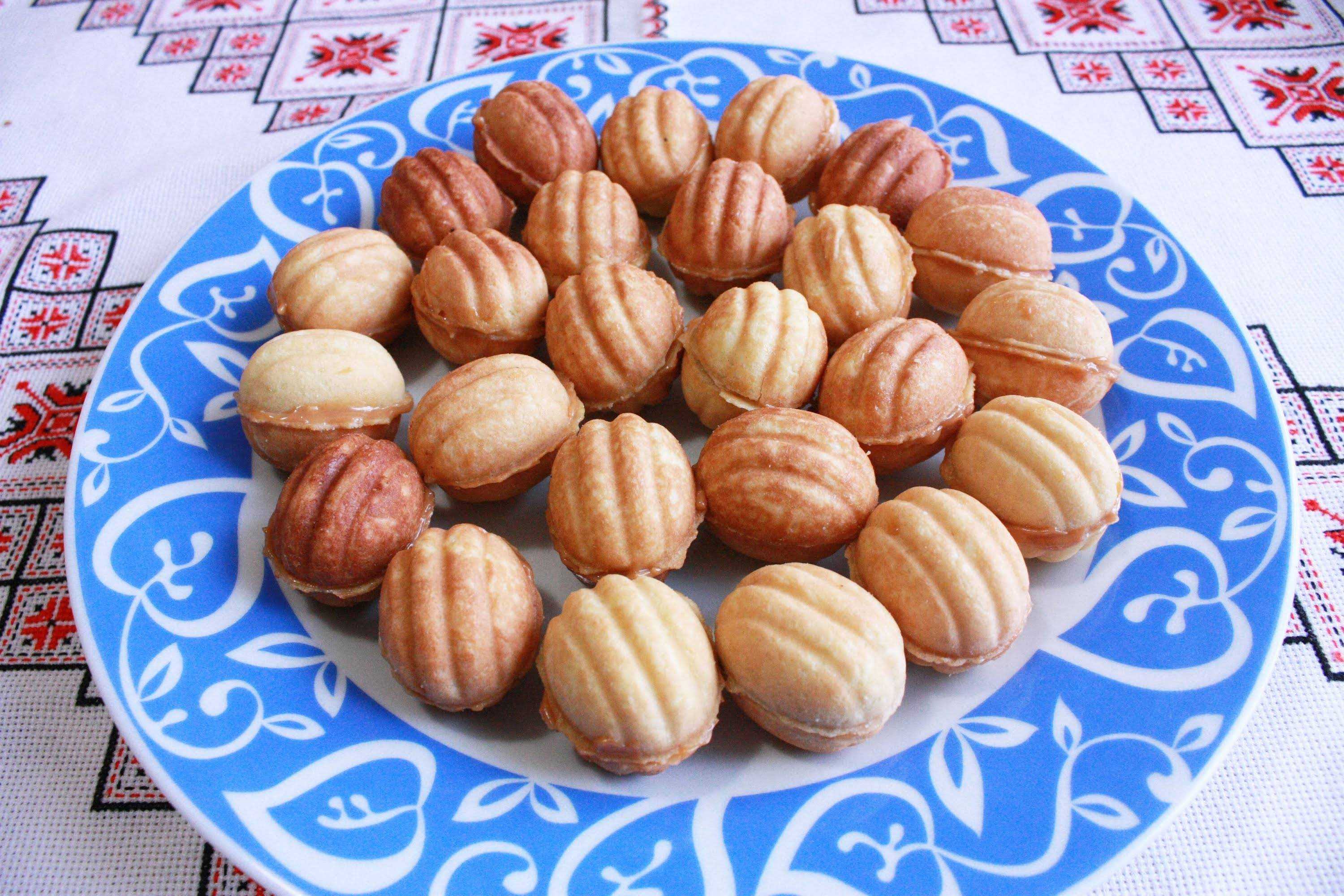 Печенье орешки со сгущёнкой – рецепт как в детстве