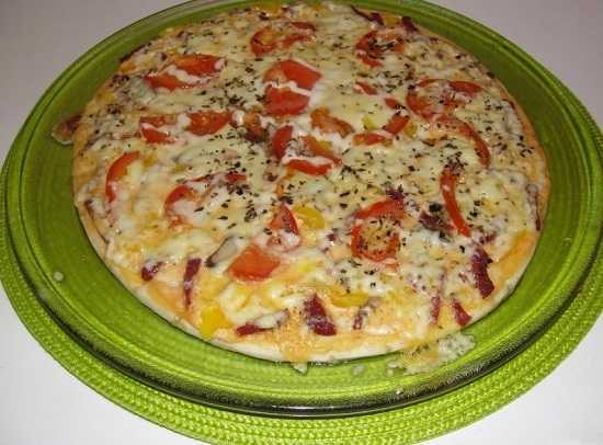 Пошаговый рецепт приготовления пиццы в микроволновке