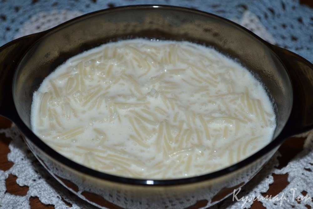 Готовим вкусный молочный домашний суп с добавлением вермишели
